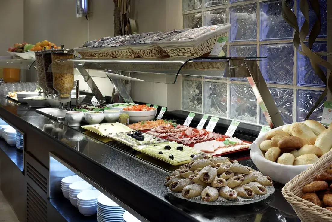 Buffet breakfast selection at Exe Vienna Hotel
